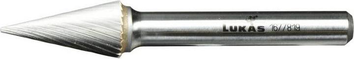 Produktbild Lukas Fräser HFM Spitzkegelform für Edelstahl/Stahl 10x20 mm Schaft 6 mm Verz. 3