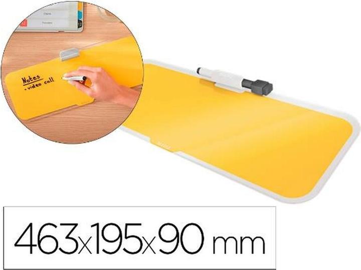 Image du produit Leitz Tableau de bord en verre jaune (38 x 15 cm)