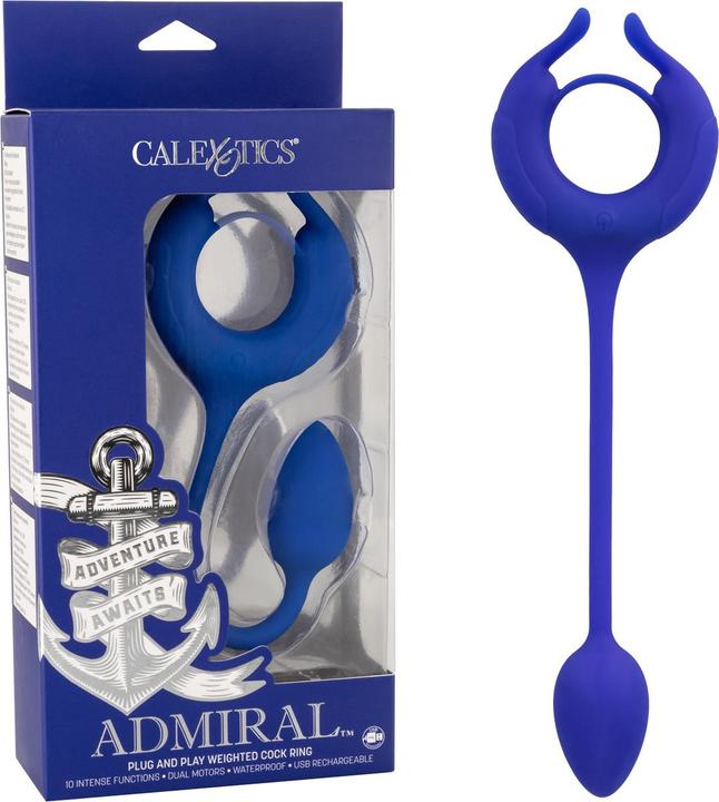 Produktbild CalExotics Admiral™ Plug and Play Weighted Cock Ring (3.75 cm)