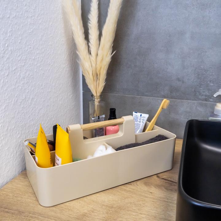 Actual product image Intirilife Make Up Organiser in Khaki