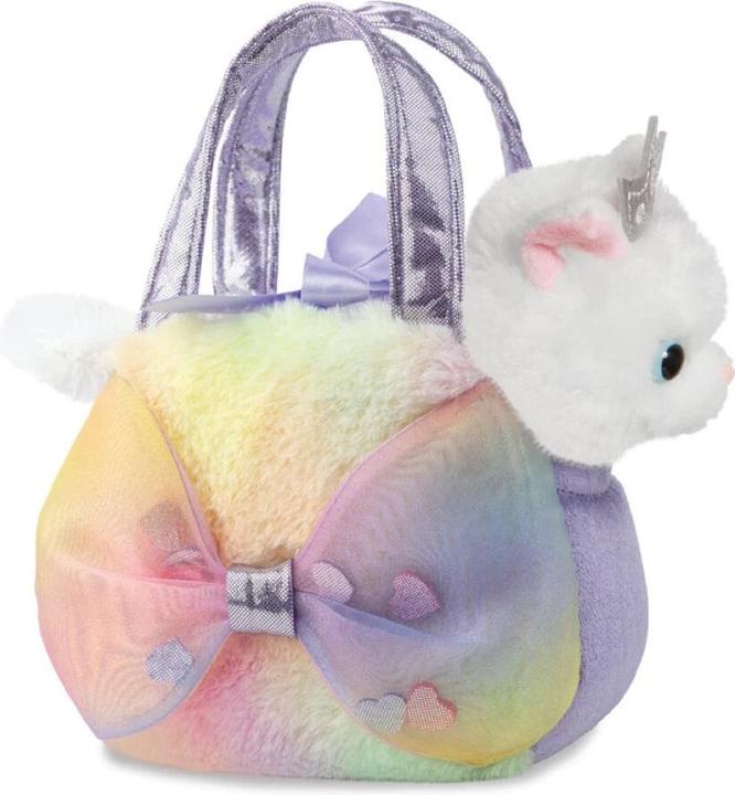 Produktbild Aurora Fancy Pals Katze Prinzessin Tasche Plüschtier 21cm (20.32 cm)