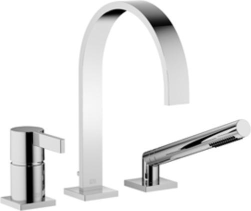 Produktbild Dornbracht MEM Wannen-Dreiloch-Einhandbatterie für Wannenrand- bzw. Fliesenrandmontage, Ausladung 2