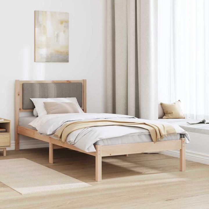 Image du produit vidaXL Holz-Bettgestell (90 x 190 cm)