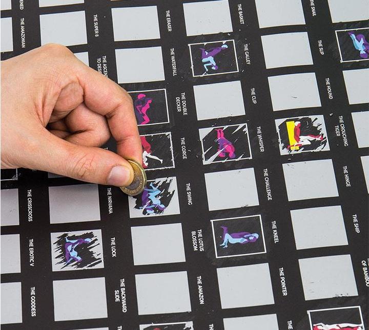 Produktbild TOP 100 Kama Sutra Scratch Poster (Sonstiges, Englisch)