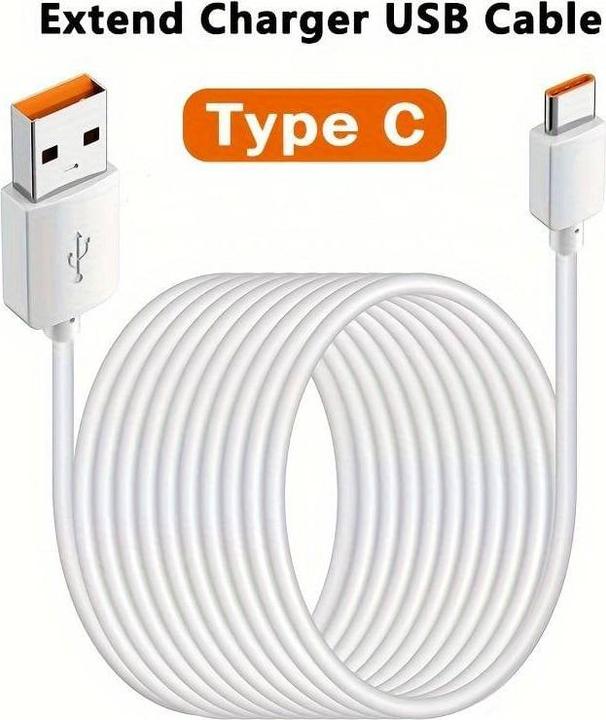 Produktbild PhoneLook Ultralanges USB-A auf USB-C Ladekabel 5 Meter (5 m, 66 W)