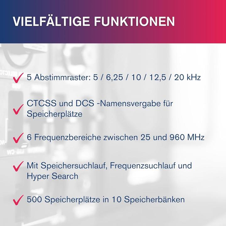 Produktbild Albrecht AE125H Funkscanner (10 km)