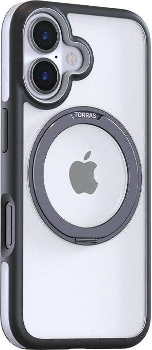 Produktbild Torras Ostand R Fusion Case for iPhone 16 (Black) (Apple iPhone 16)