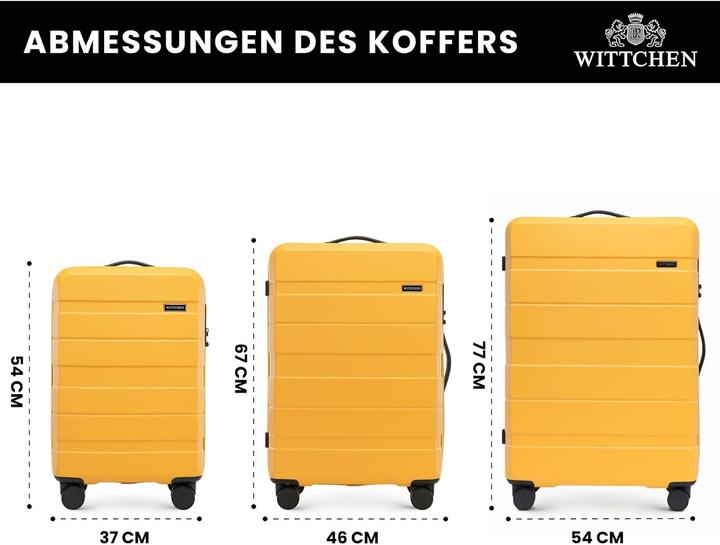 Actual product image Wittchen Comodo Line Hard Case Set (98 l)