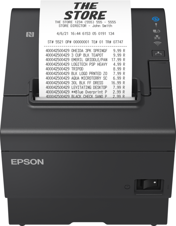 Actual product image Epson TM-T88VII (USB 2.0, Ethernet)