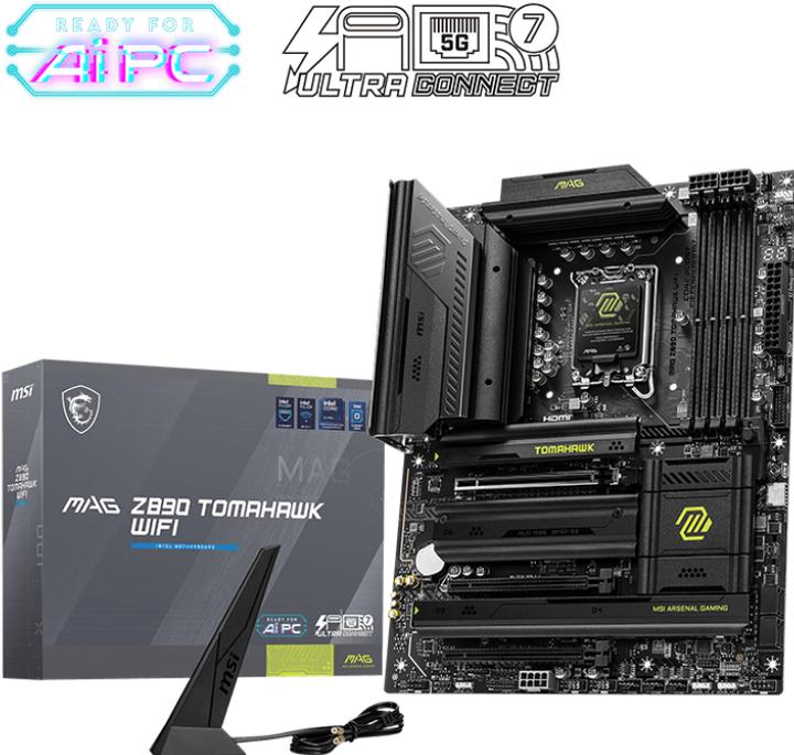 Produktbild MSI MAG Z890 TOMAHAWK WIFI (LGA 1851, Intel Z890, ATX)