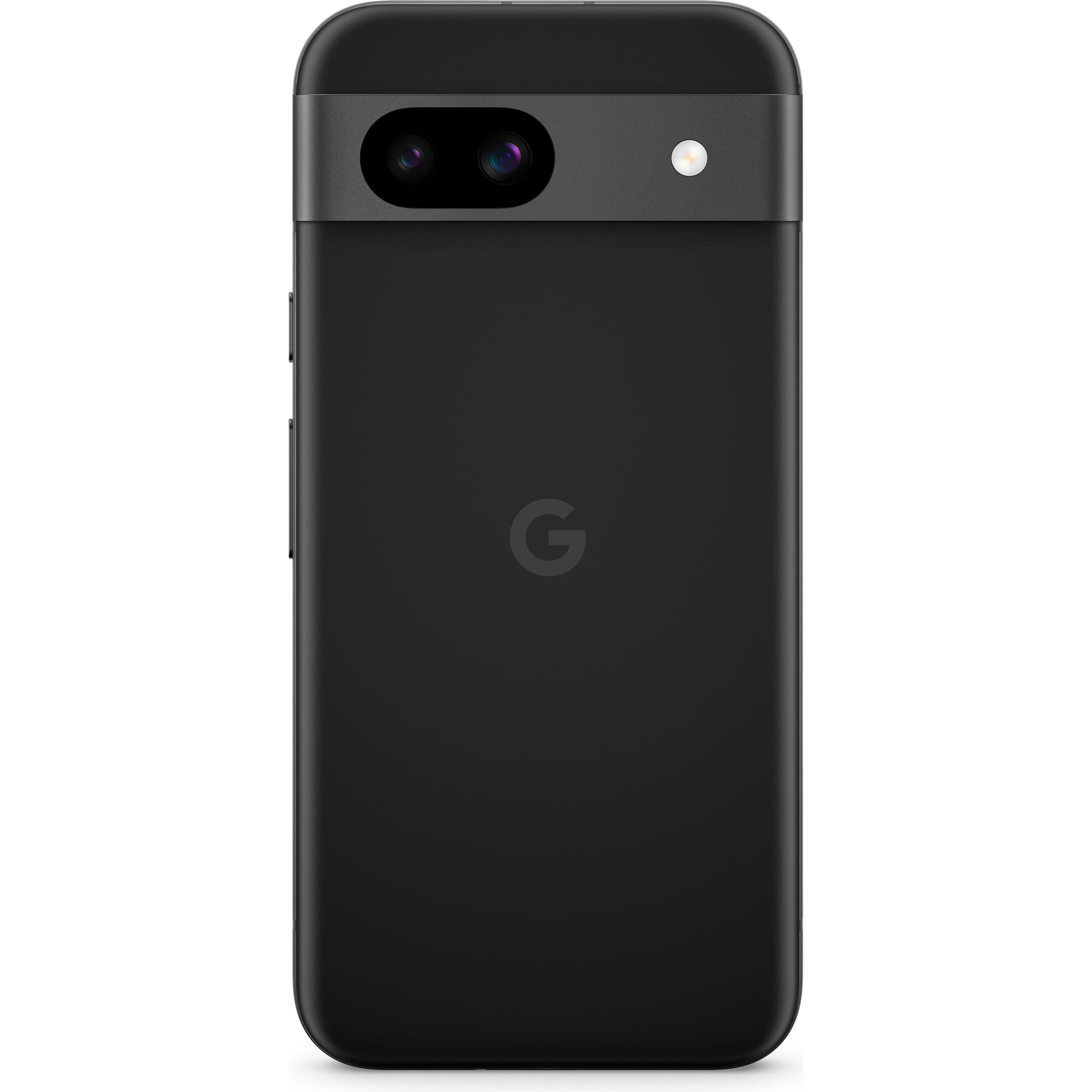 Google Pixel 8a (128 GB, Obsidian, 6.10", SIM + eSIM, 64 Mpx, 5G), Smartphone, Schwarz