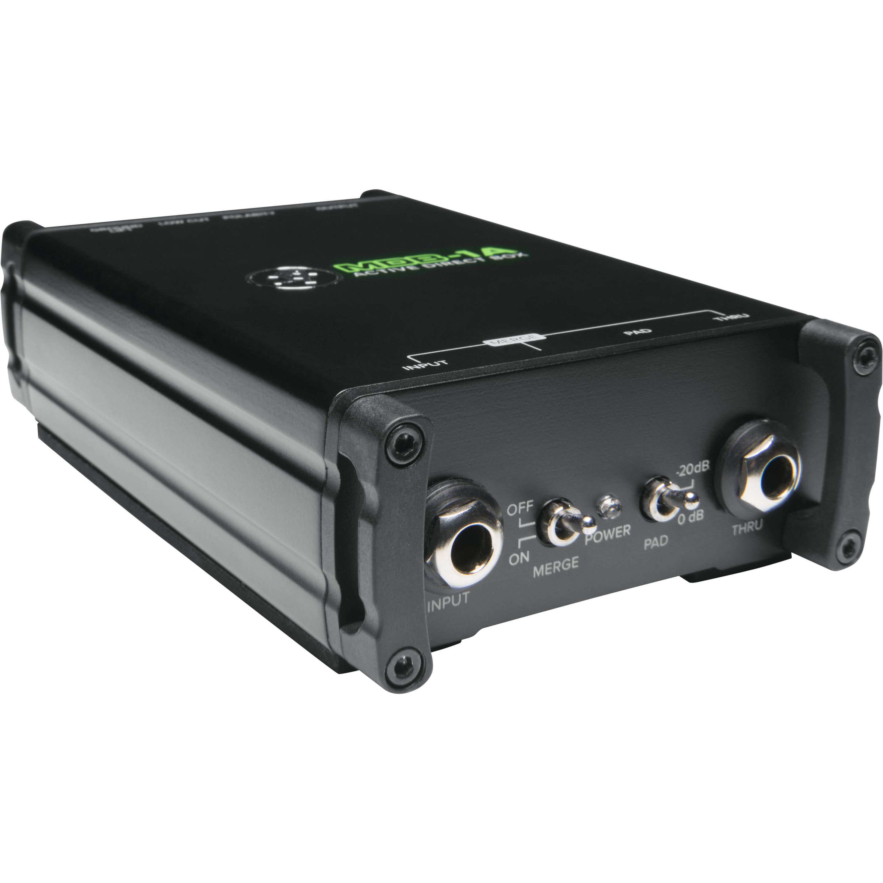 Mackie Mdb 1a (Audio Switch), Audio Adapter, Schwarz
