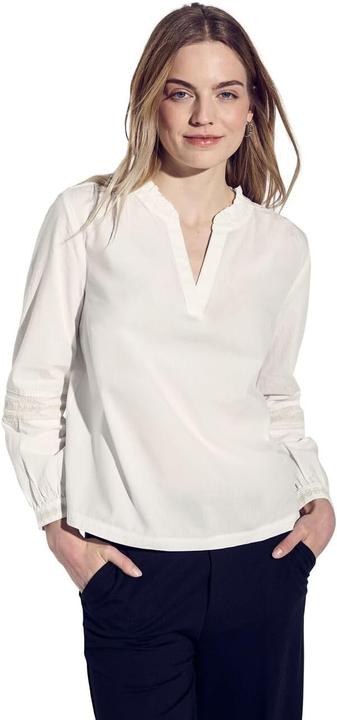 Street One Tuniek mit Rundhals, Spalt und bestickten Ärmeln (36)