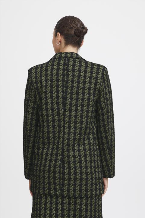 Actual product image Ichi IHKATE HOUNDSTOOTH OVERSIZE BL 20120294 (XL)