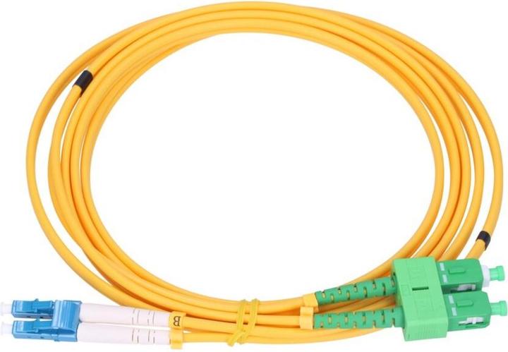 Produktbild Extralink SC/APC-LC/PC | Patchcord | Jednomodowy, Duplex, 9/125um, 2mm, 1.5m (1.50 m)