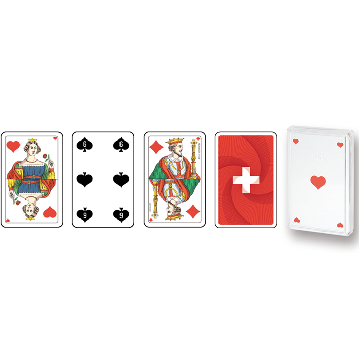 Produktbild AGM Polybox französische Spielkarten (Deutsch, Französisch, Italienisch)