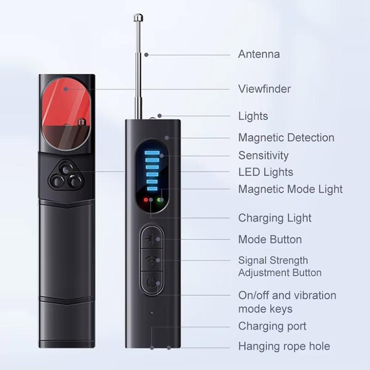 Image du produit Swissdetector Détecteur de caméra sans fil Anti-espion - Voiture - GPS Tracker