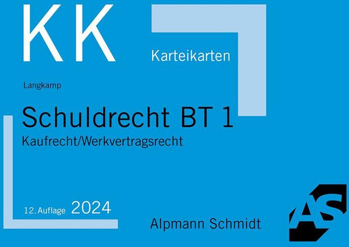 Energie-Label Karteikarten Schuldrecht BT 1 (111 x)