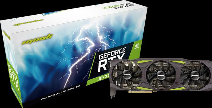 Actual product image Manli GeForce RTX 3070 Ti (8 GB)