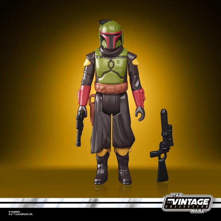 Actual product image Hasbro Retro-Kollektion Boba Fett (Morak) Spielzeug 9,5 cm grosse Star Wars: The Mandalorian Fi...