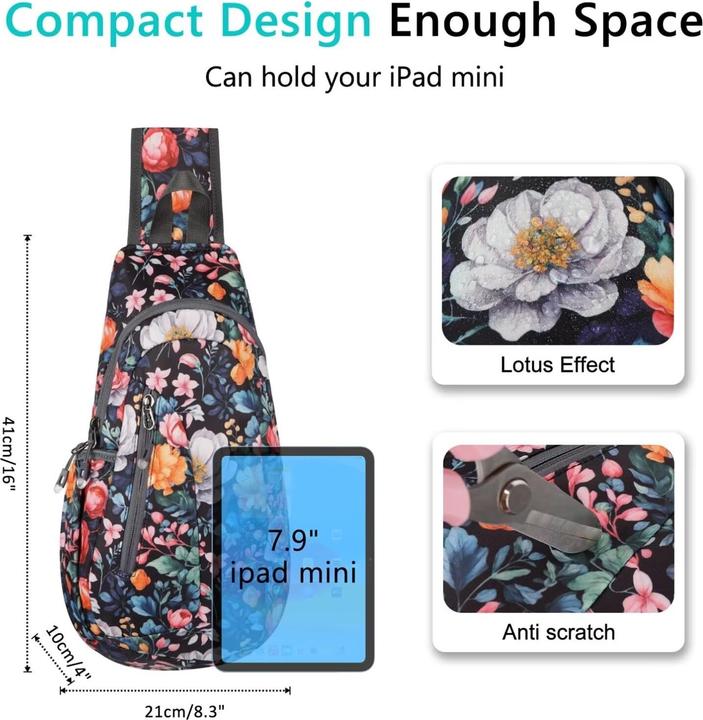 Produktbild Only-Bags.Store Elegante Umhängetasche mit 2 abnehmbaren breiten Schulterriemen und Kette Handytasche