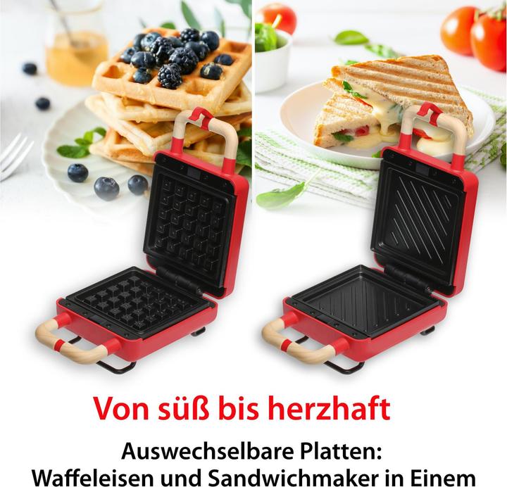 Actual product image ADE Waffle Iron White