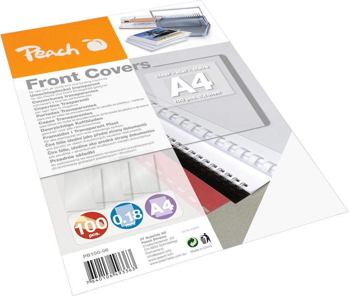 Produktbild Peach Einbanddeckel