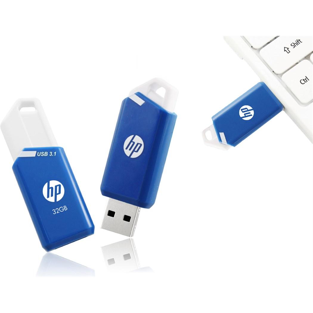 Thumbnail - HP x755w 32GB USB 3.1 Stick 3er Pack (P) (32 GB, USB-A, USB 3.2), USB Stick, Blau, Weiss