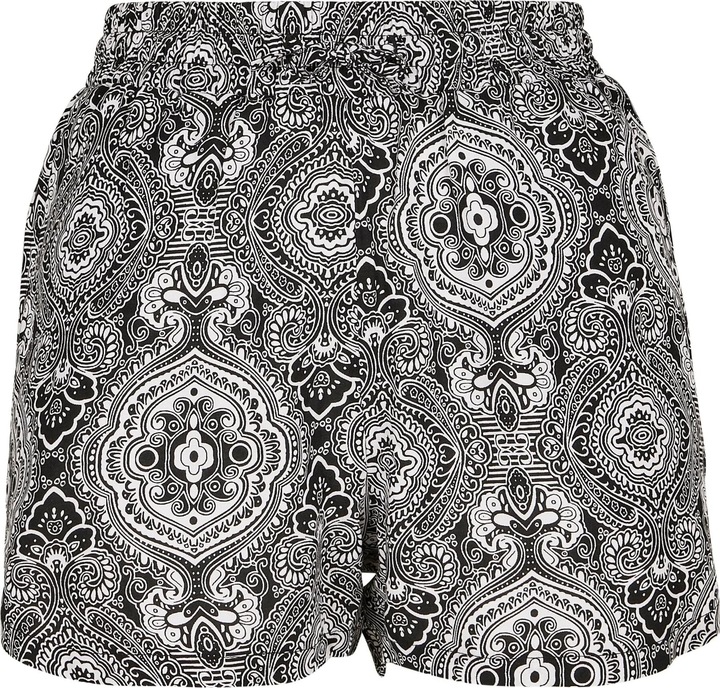 Produktbild Urban Classics Ladies AOP Viscose Resort Shorts (S)