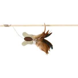 Trixie Souris À Baguette En Bois Avec Plumes 50 Cm