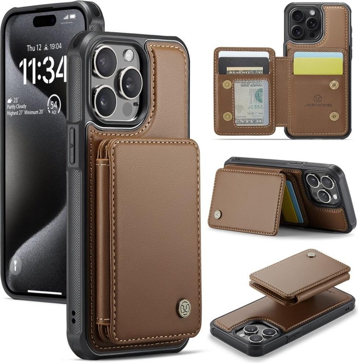 Produktbild Cover-Discount iPhone 16 Pro Max - 2-in-1 Backcover mit Kreditkarten-Etui (Apple iPhone 16 Pro Max)