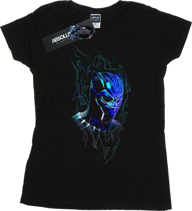 Immagine prodotto Femme/Les femmes - Maglietta in cotone con mascherina in nylon della Panthère noire (XL)