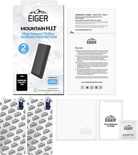 Image du produit Eiger Display-Folie (2er-Pack) Mountain H.I.T Clear (2 pièce(s), Samsung Galaxy A16 5G)