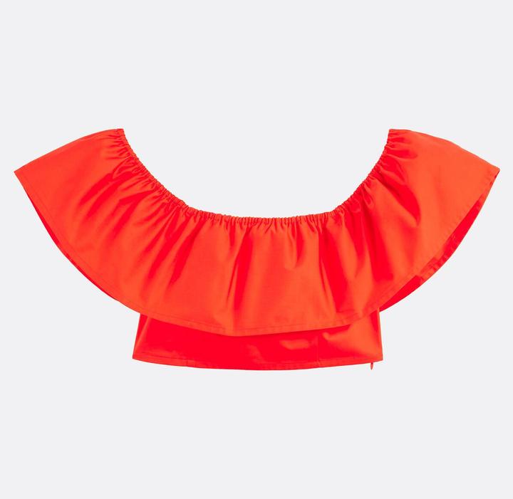 Immagine prodotto La Redoute Collections Kurzes Bustier-Top mit Rüschen (40)