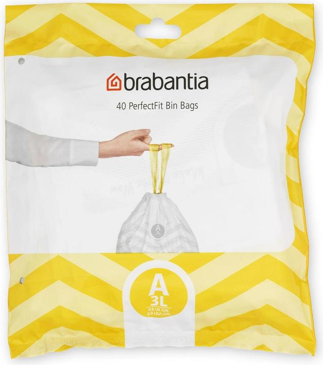 Brabantia Sacs PerfectFit (40 x, 3 l)