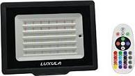 Image du produit Luxula Projecteur à LED RGB LX400184, 100W, IP65, noir, avec télécommande (IP65)