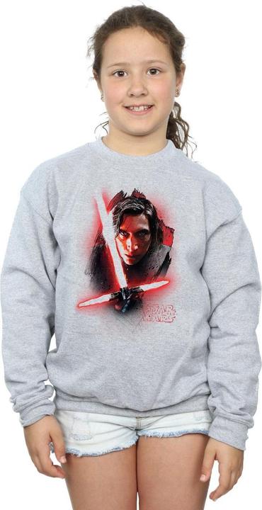 Produktbild Star Wars The Last Jedi Kylo Ren Brushed Sweatshirt Mädchen (152, 158)