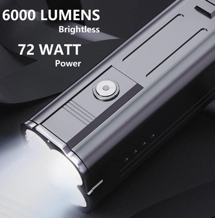 Actual product image Nenurodyta Flashlight Superfire SUPERFIRE-M20 (11.30 cm, 6000 lm)