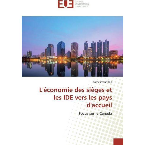 L'économie des sièges et les IDE vers les pays d'accueil, Fachbücher von Someshwar Rao