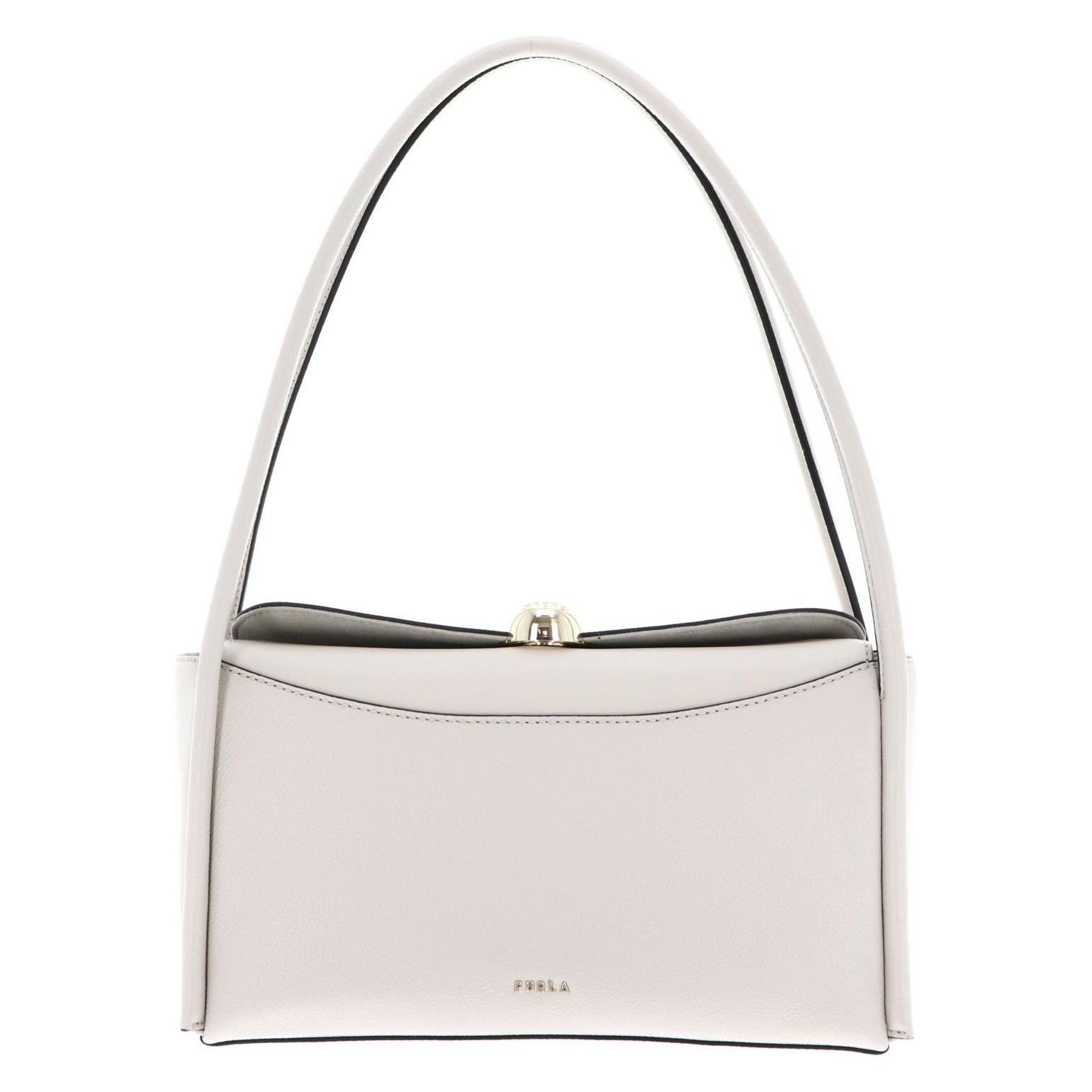 Furla, Damen, Handtasche, Nicole Boston Bag, Beige