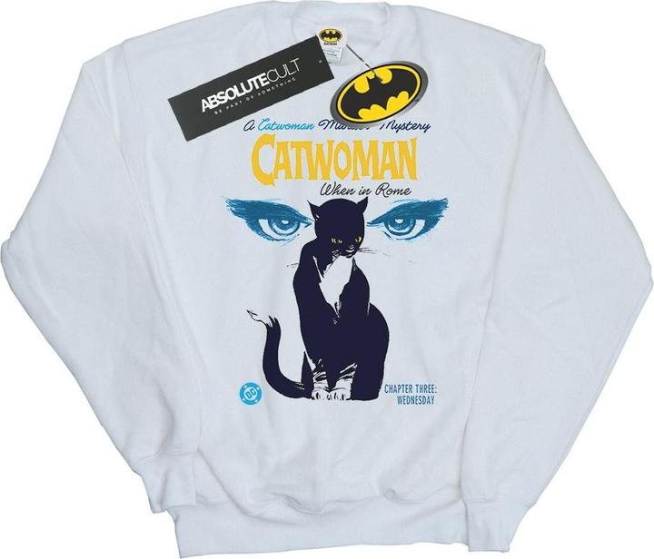 Actual product image Womens/Ladies Batman Catwoman When In Rome Sweatshirt (XXL)