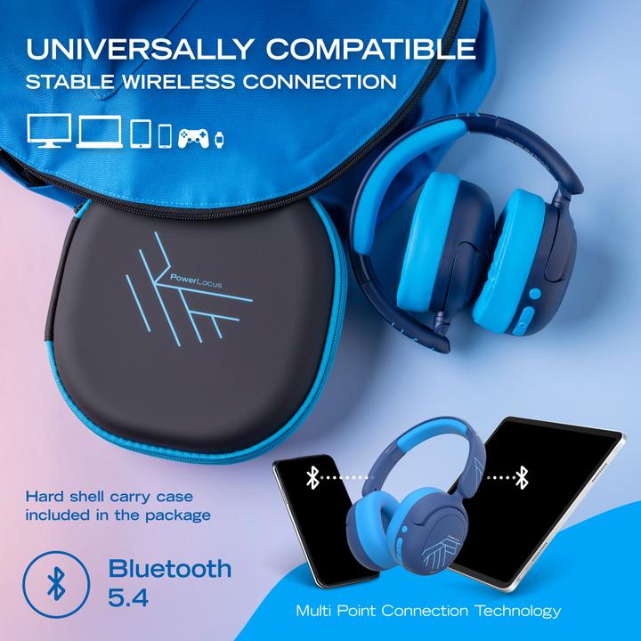 Produktbild PowerLocus Lion Bluetooth-Kinderkopfhörer mit ANC und Mic