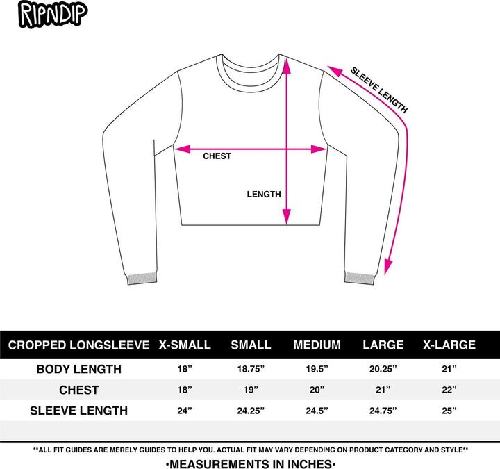 Produktbild RipnDip Lord Nermal Cropped Longsleeve (S)