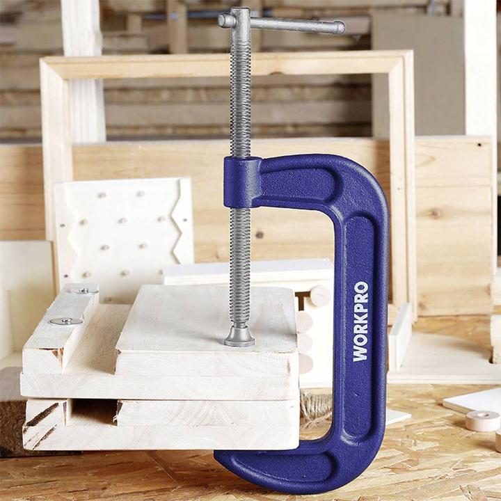 Actual product image Workpro 150 mm C-clamp (150 mm)