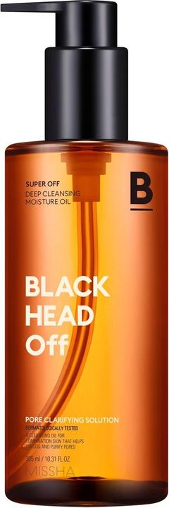 Actual product image Missha Super Off Cleansing Oil Blackhead Off 305ml (Cleansing oil, 305 ml)