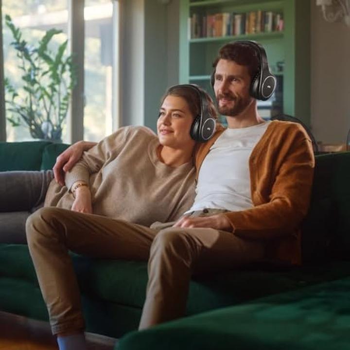 Produktbild Meliconi 2 x kabellose Stereo-TV-Headsets (8 h, Kabelgebunden, Kabellos)