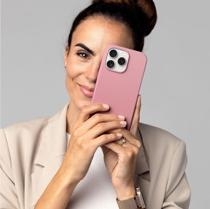Actual product image Vonmählen Soft Silicone Case for iPhone 16 Pro Cherry Blossom (Apple iPhone 16 Pro)