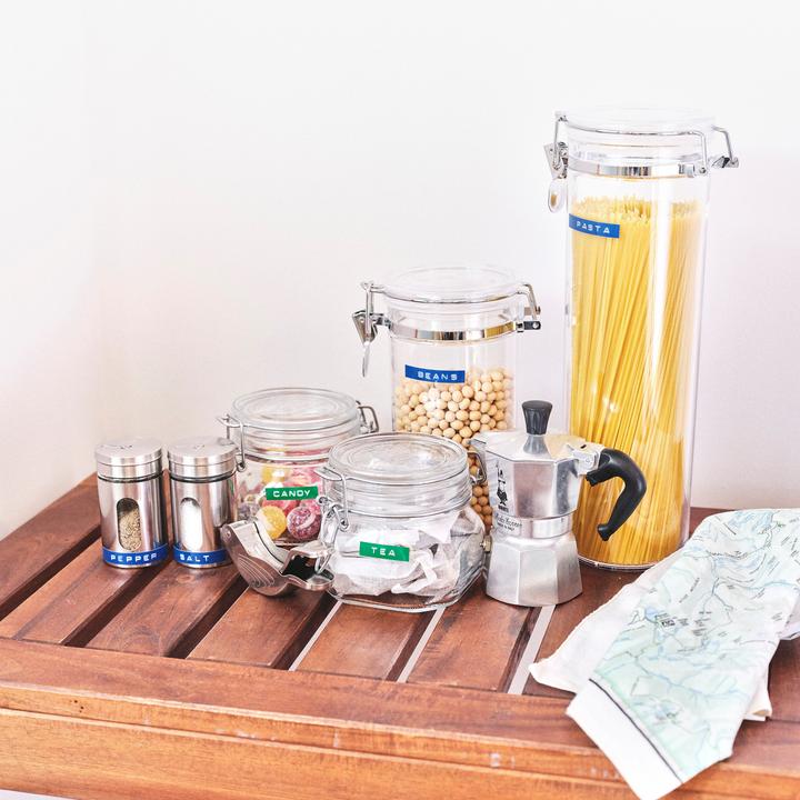 Produktbild Dymo Prägeband 3D (0.90 cm, Blau, Schwarz, Rot)