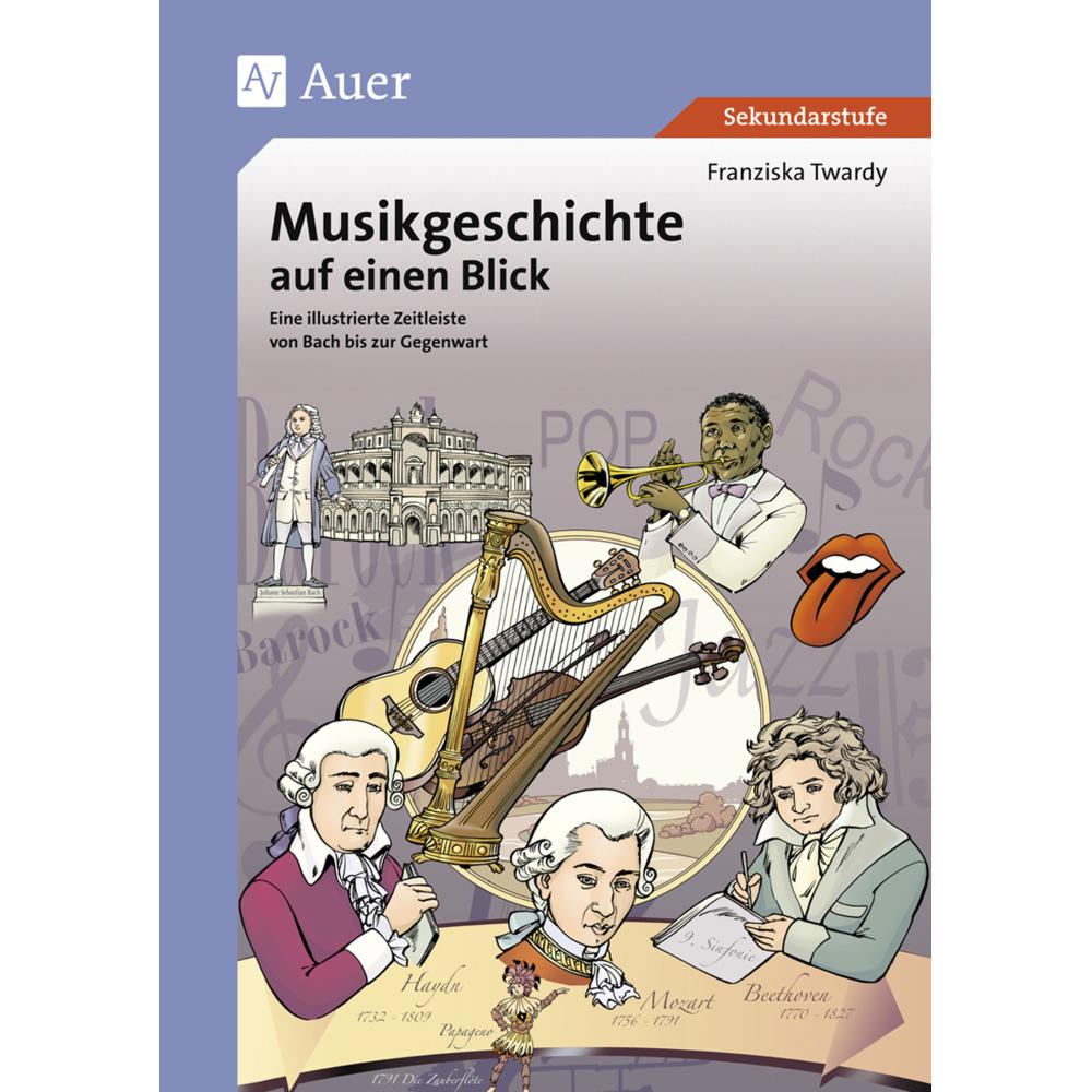 Thumbnail - Musikgeschichte auf einen Blick (5. bis 13. Klasse), Schulbücher von Franziska Twardy