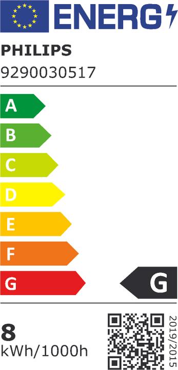 Label énergétique Philips Hue White BT (E27, 7 W, 580 lm, 1 x, G)